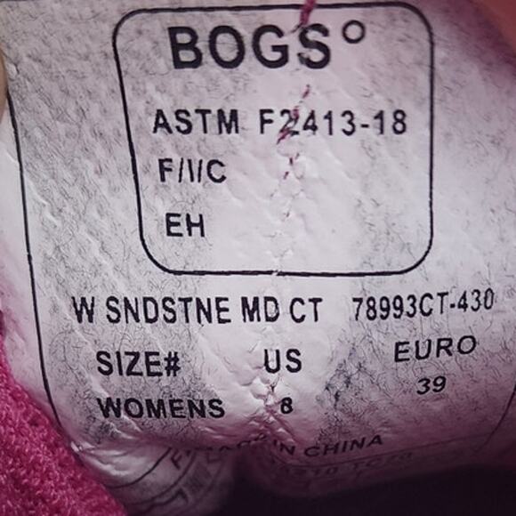 Bogs Steel Toe Ankle Boots - Women's Size 8 - Hiking Work‎ Outdoor - Picture 8 of 8